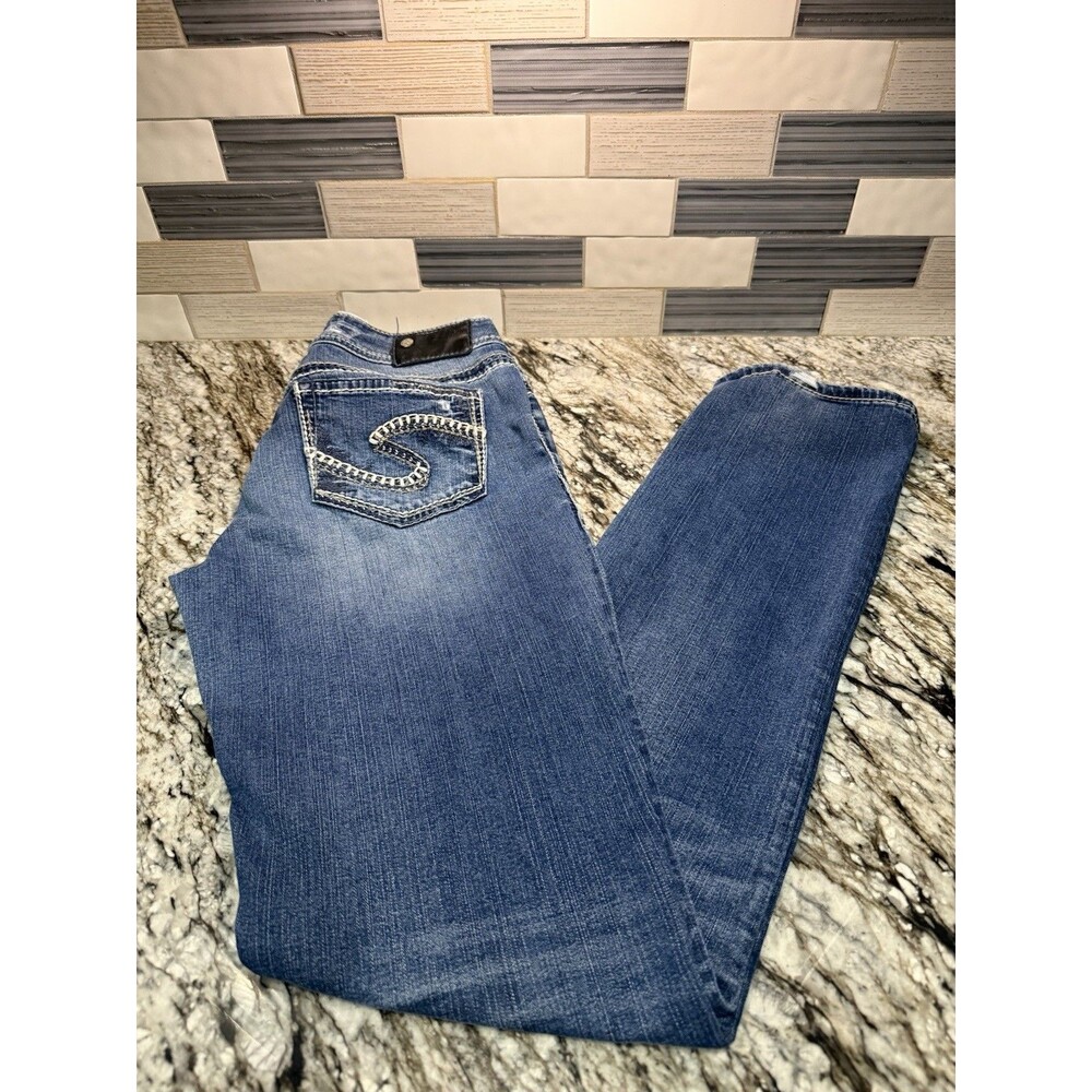 Women’s Silver Jeans Suki Mid Straight 28x32
